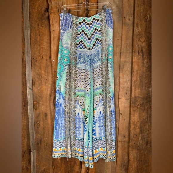 Camilla Wide Leg Sultans Gate Silk Pants - Size Small - Picture 1 of 14